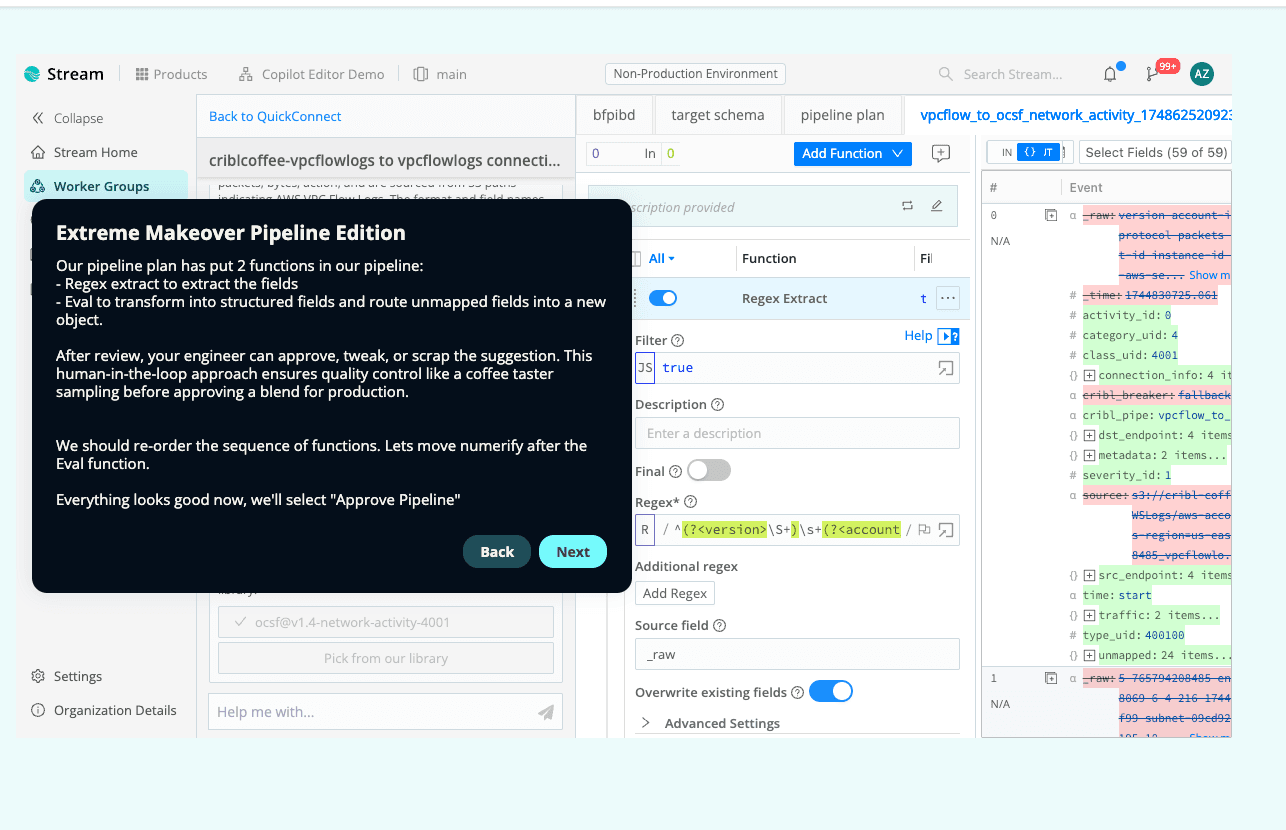 Interactive demo: copilot