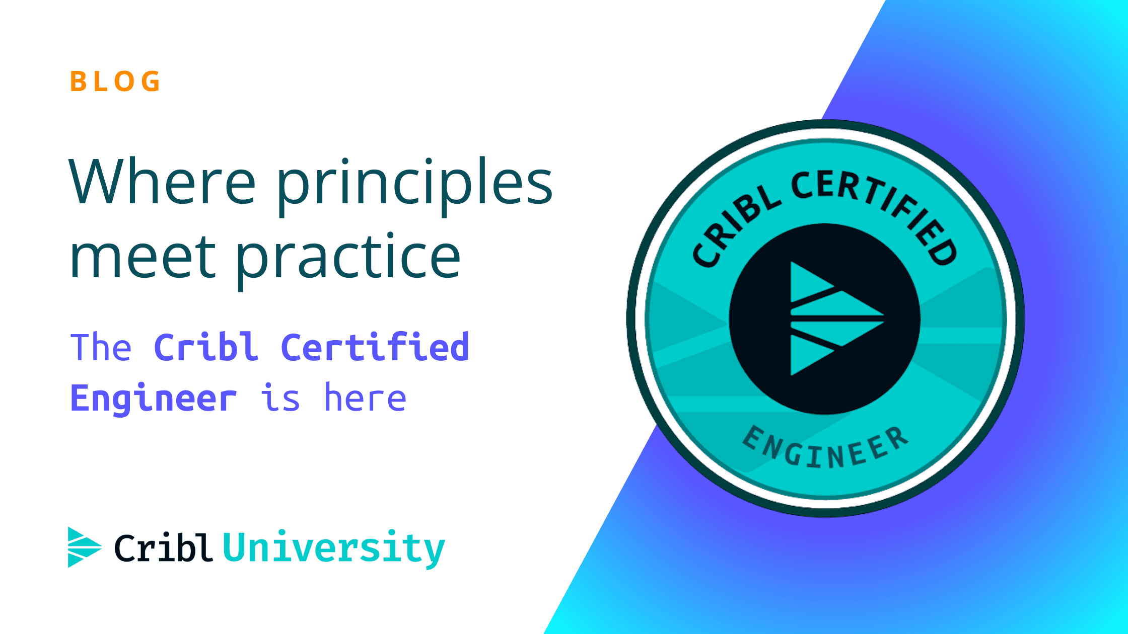 cribl certified engineer blog image