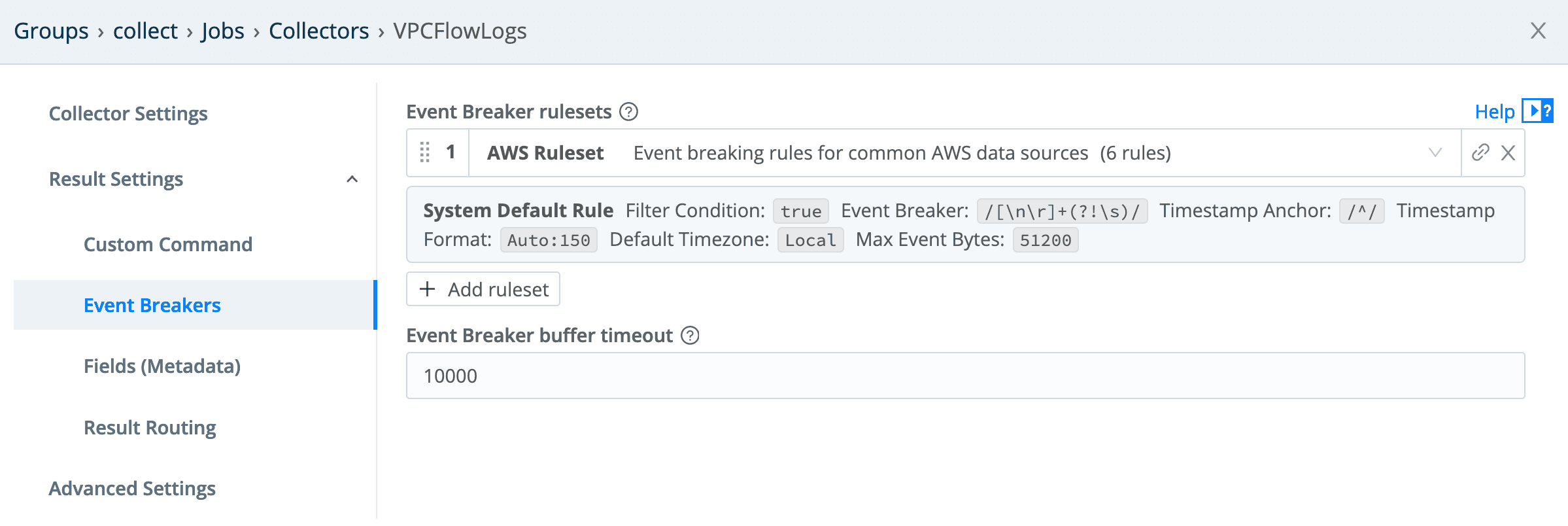 S3-collector-event-breakers