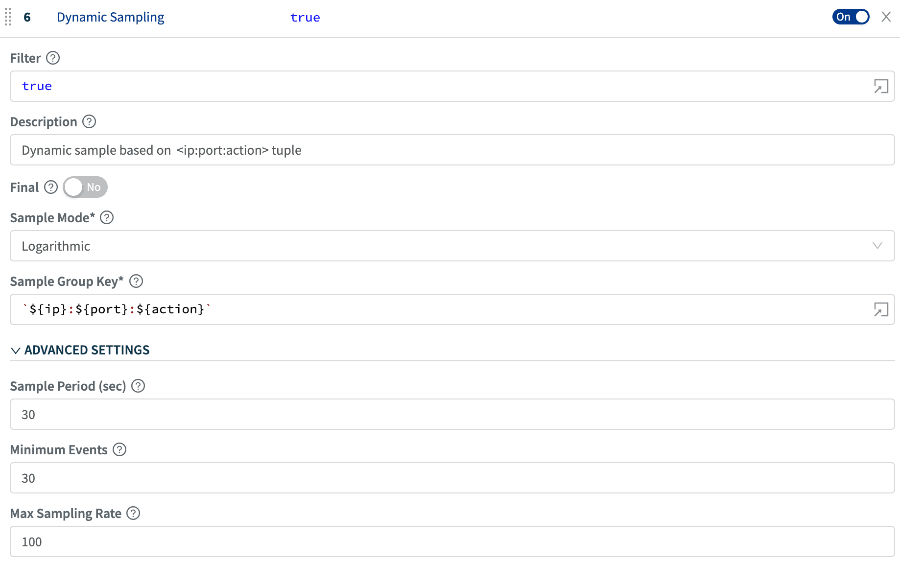 sampling-blog-configure