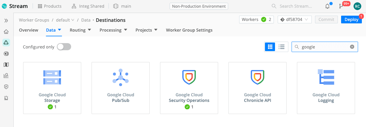 Screenshot - SecOps Cribl Tile