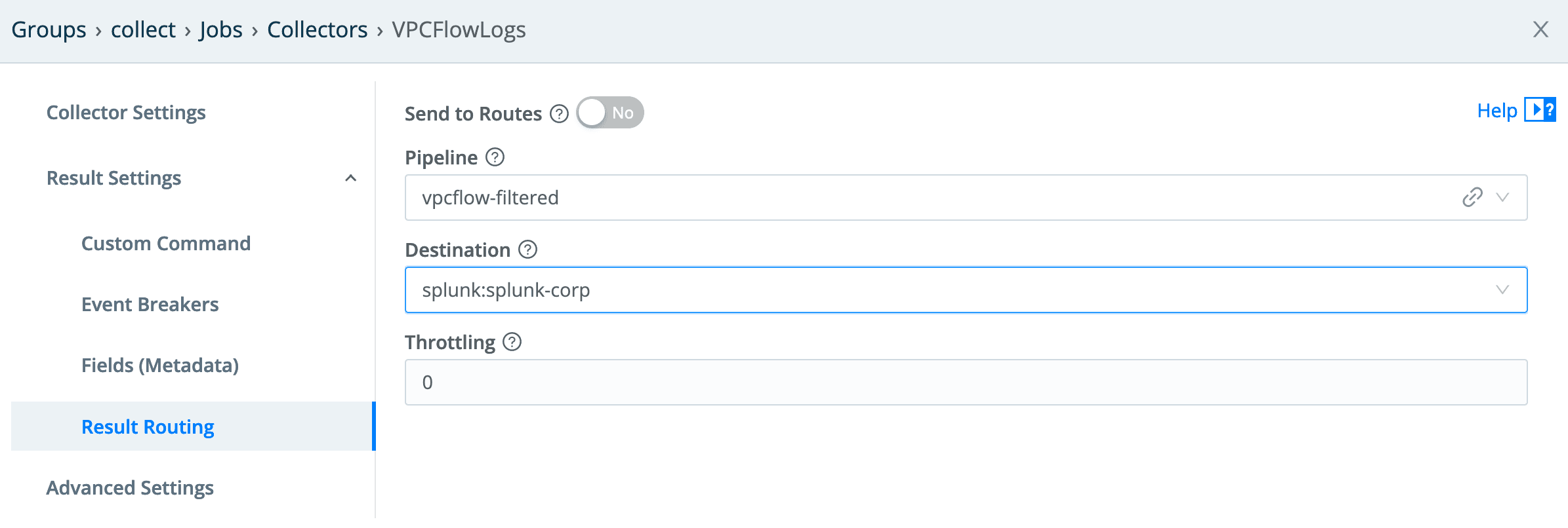 s3-collector-result-routing