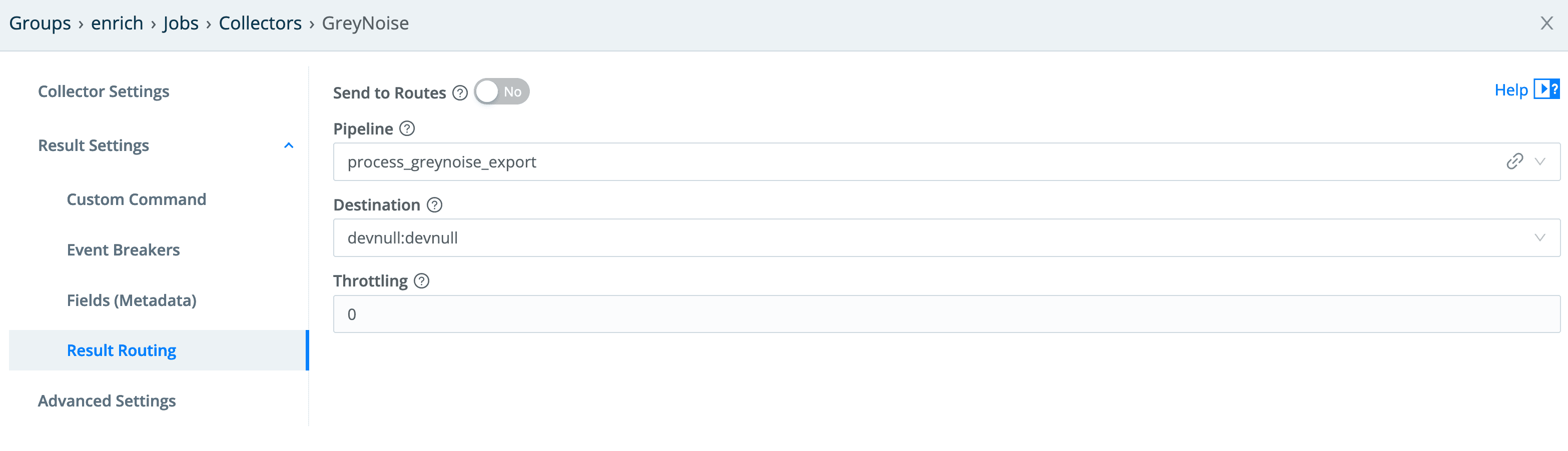 GreyNoiseCollector-ResultRouting