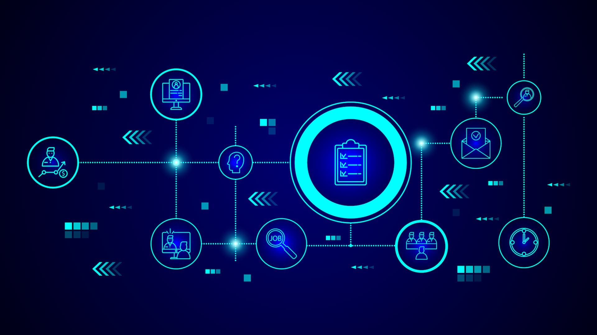 examination results icon. From interview set