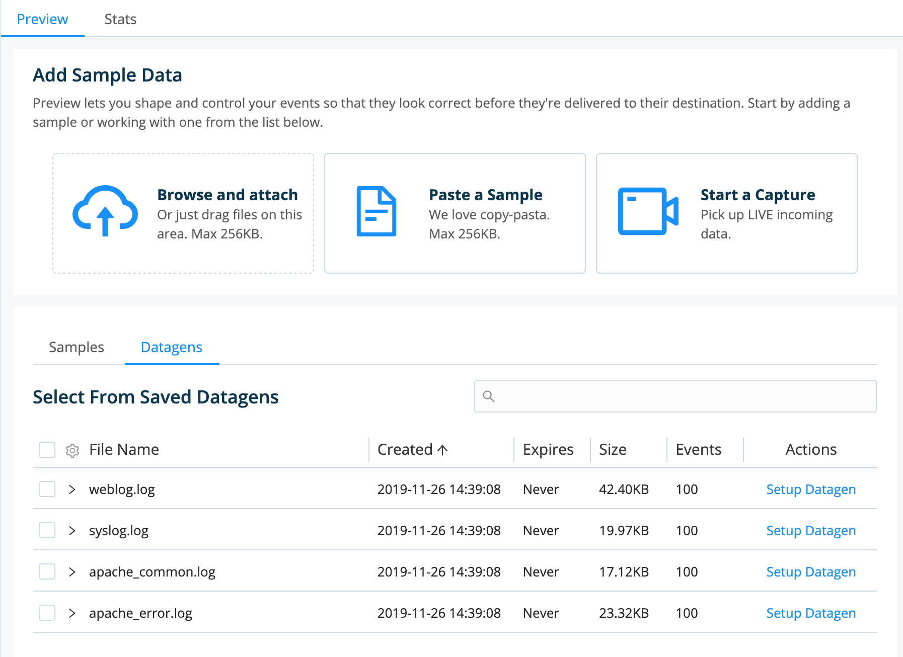 logstream-datagens-landing