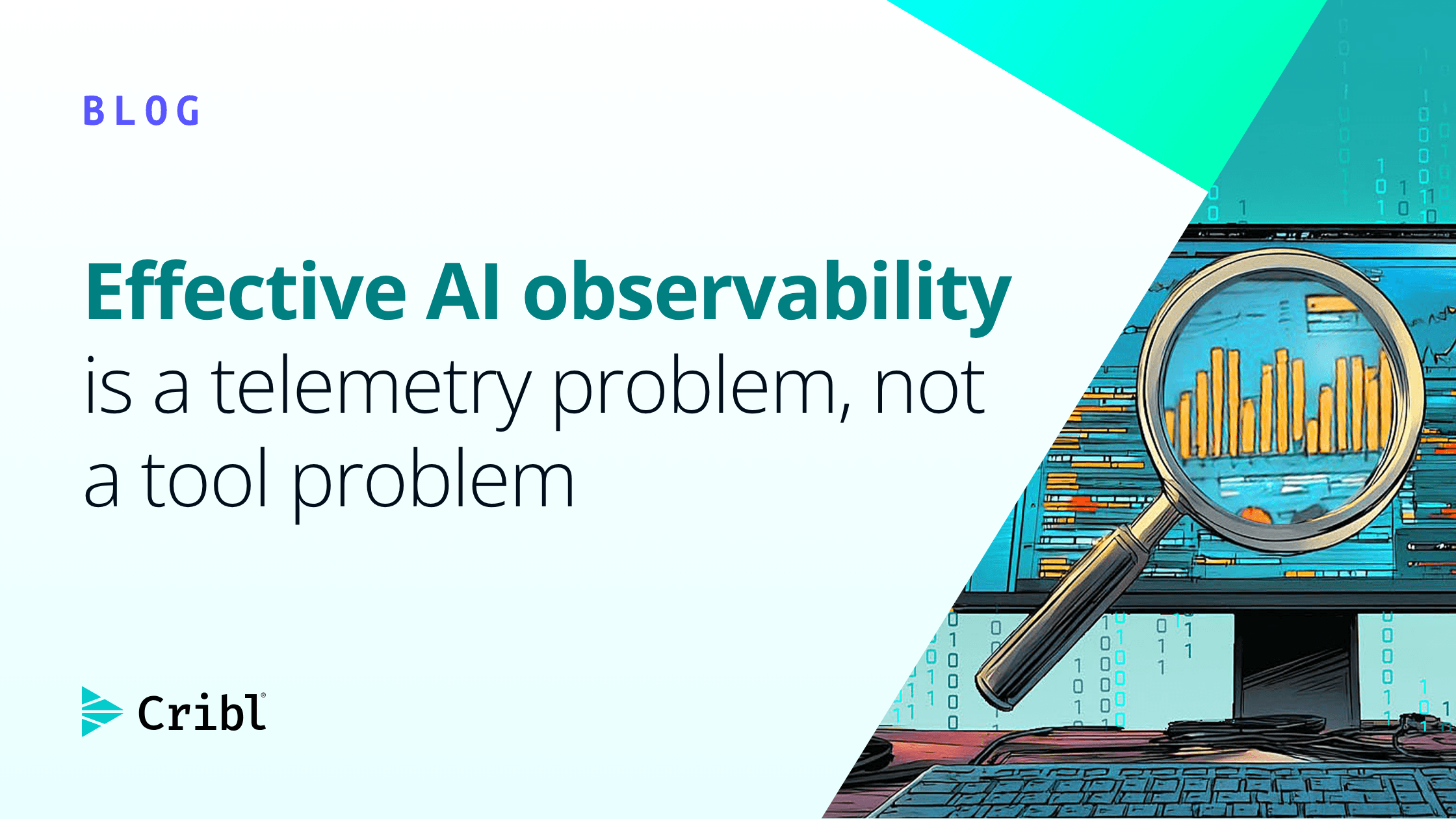 Effective AI observability is a telemetry problem, not a tool problem. - og image
