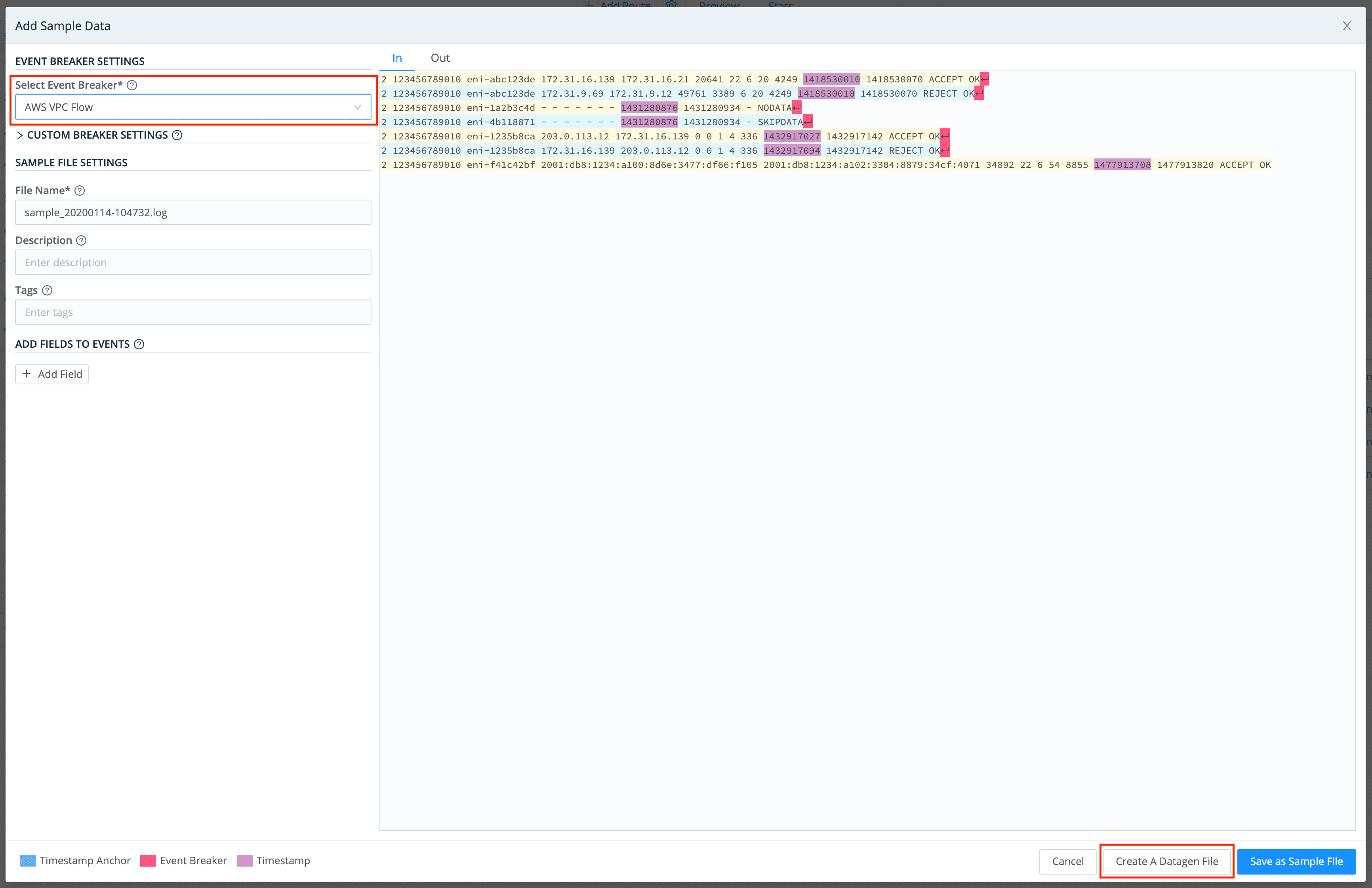 logstream-datagen-create